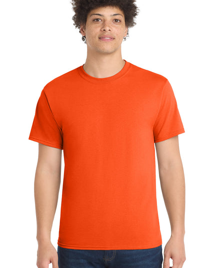 Port & Co Core Blend Tee.  PC55 - Safety Orange