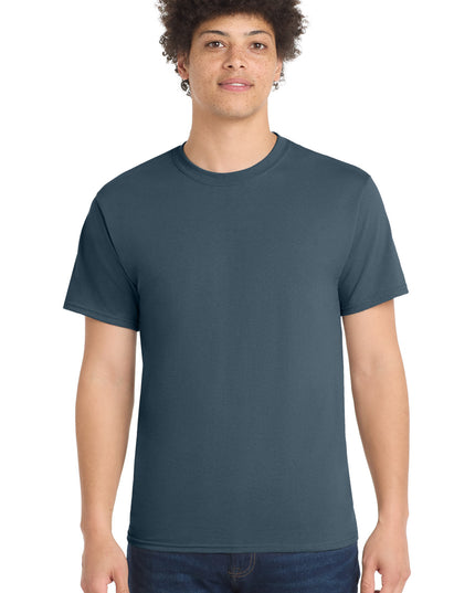 Port & Co Core Blend Tee.  PC55 - Steel Blue