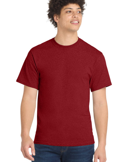 Port & Co Core Blend Tee.  PC55 - Vintage Red
