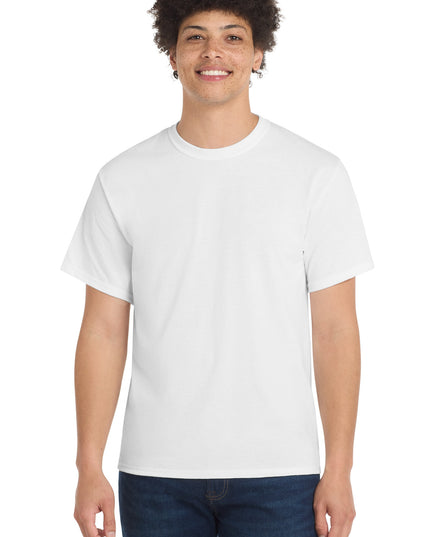 Port & Co Core Blend Tee.  PC55 - White