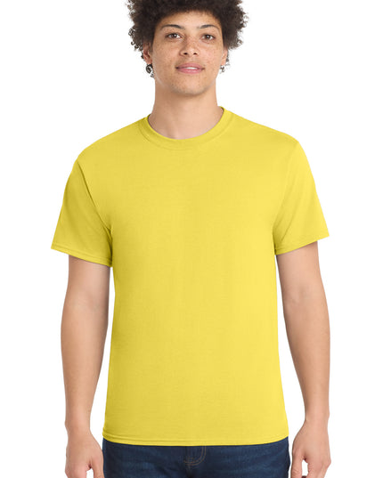 Port & Co Core Blend Tee.  PC55 - Yellow