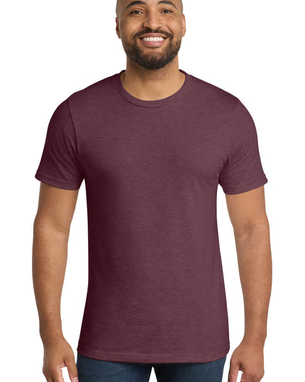 Port & Co Bouncer Tee PC600 - Heather Athletic Maroon