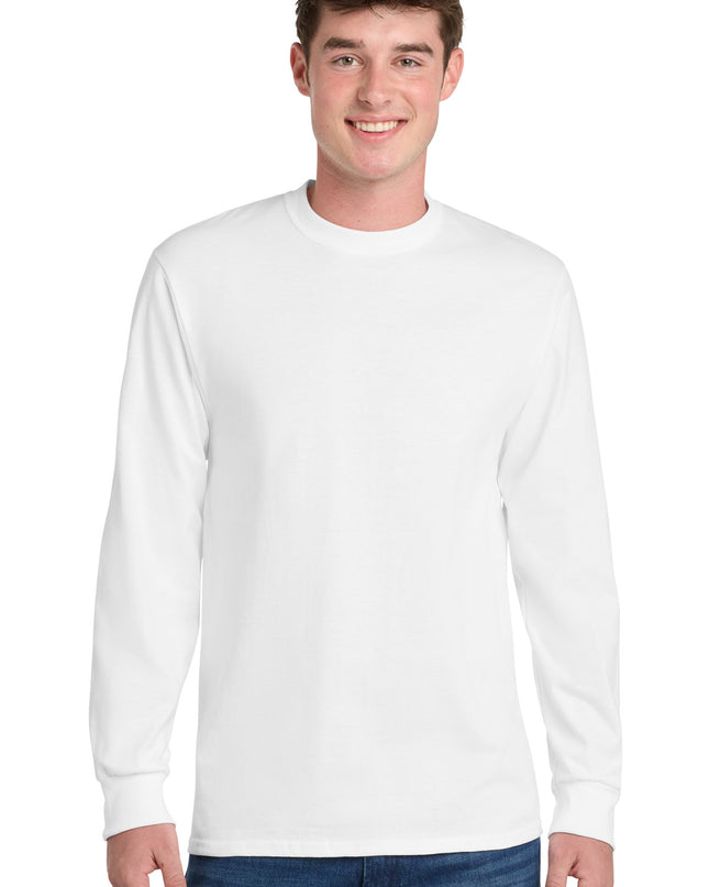 Port & Co Long Sleeve Essential Tee. PC61LS