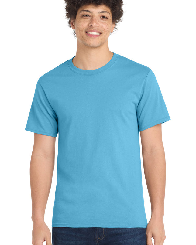 Port & Co Essential Tee. PC61 - Aquatic Blue