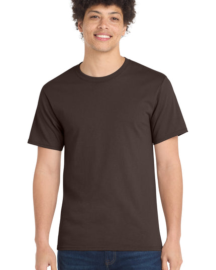 Port & Co Essential Tee. PC61 - Brown