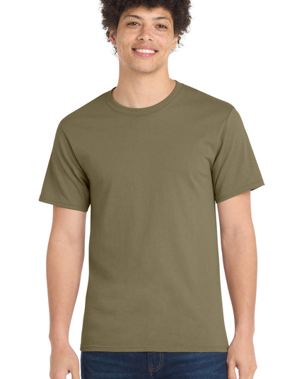 Port & Co Essential Tee. PC61 - Coyote Brown