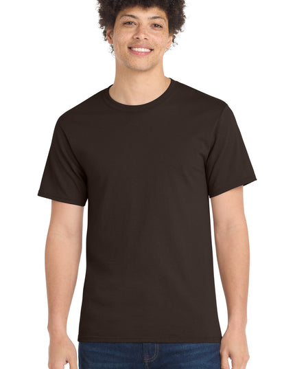 Port & Co Essential Tee. PC61 - Dark Chocolate Brown