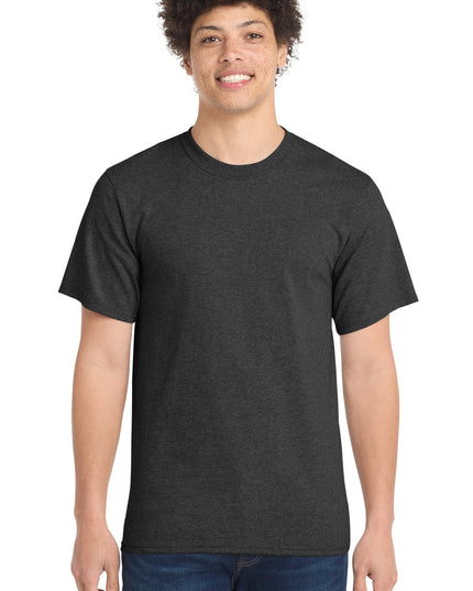 Port & Co Essential Tee. PC61 - Dark Heather Grey