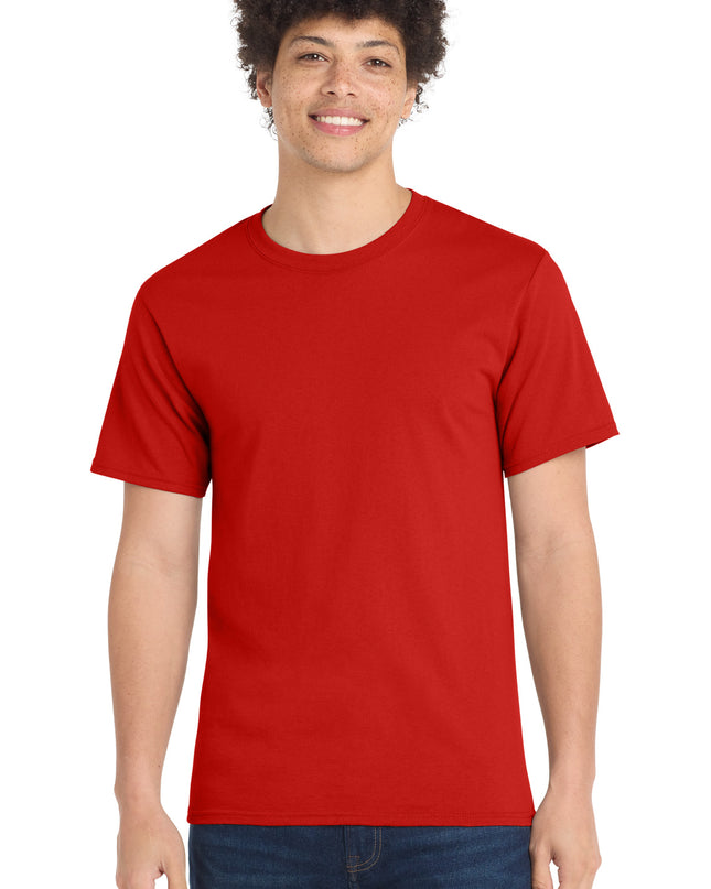 Port & Co Essential Tee. PC61 - Fiery Red