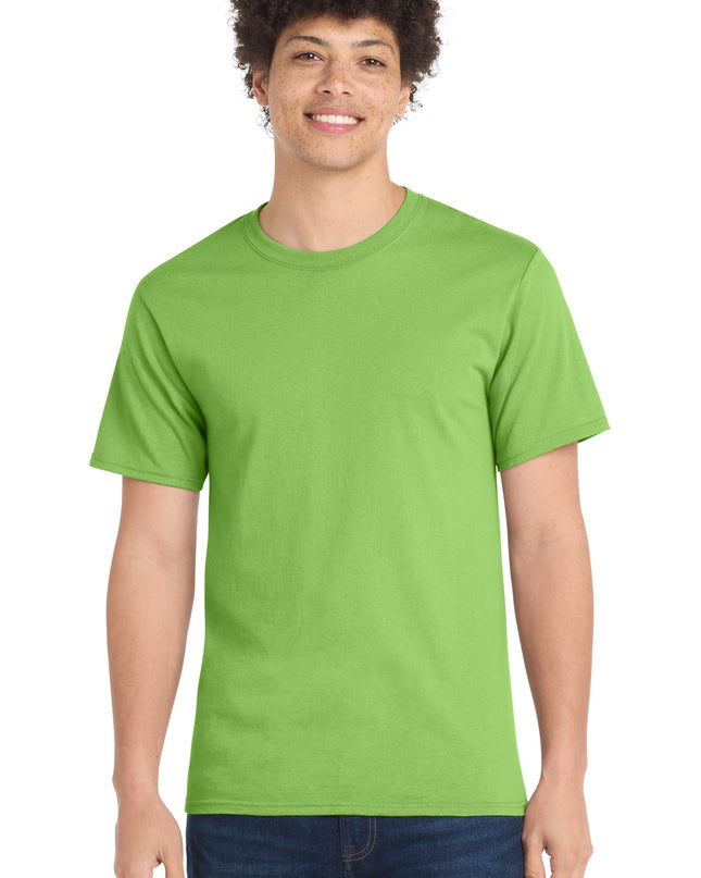 Port & Co Essential Tee. PC61 - Lime