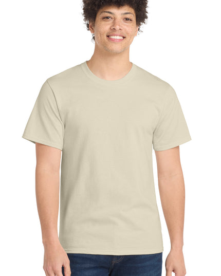 Port & Co Essential Tee. PC61 - Natural