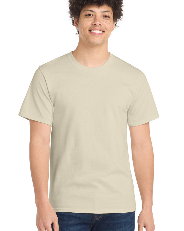 Port & Co Essential Tee. PC61 - Natural