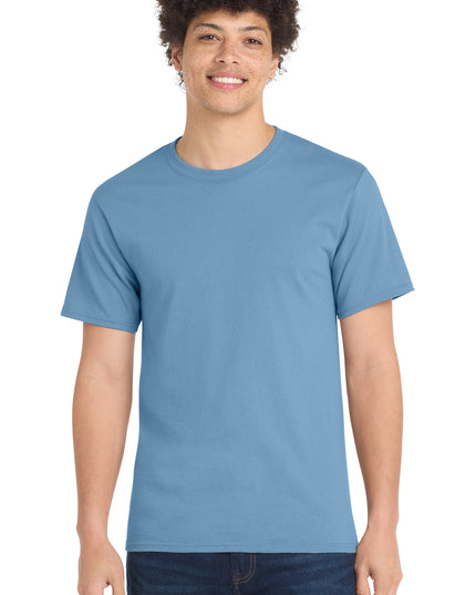 Port & Co Essential Tee. PC61 - Tundra Blue