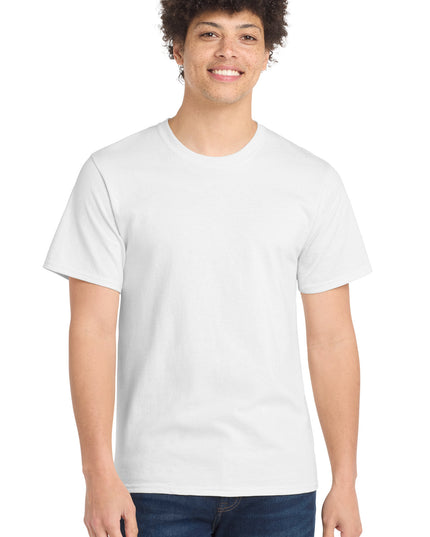 Port & Co Essential Tee. PC61 - White
