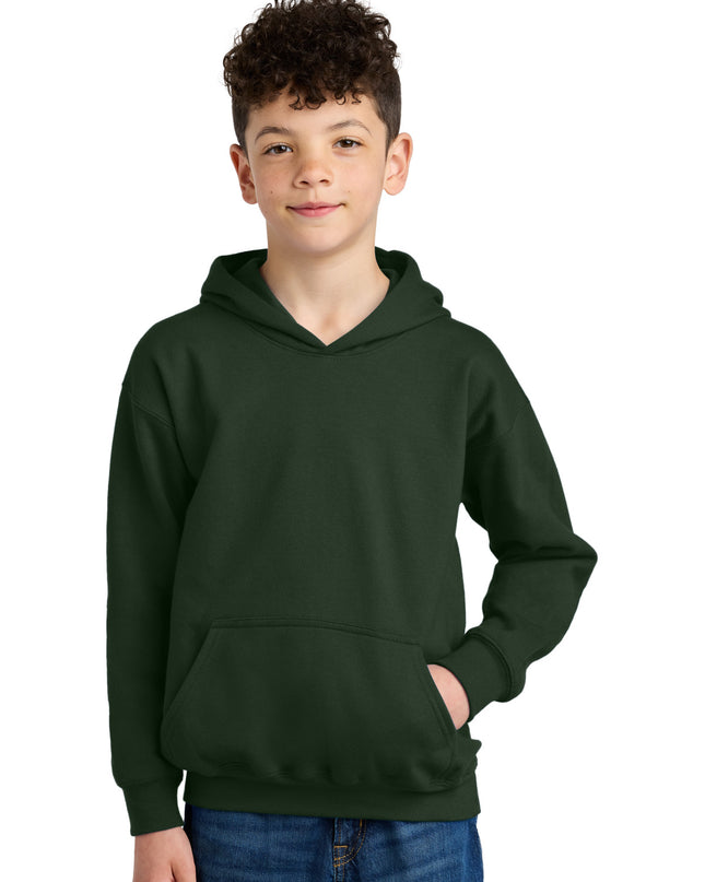 Gildan Youth Softstyle Midweight Fleece Hoodie SF500B - Forest Green