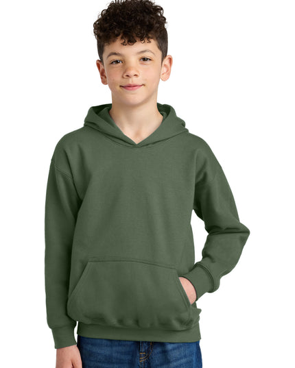 Gildan Youth Softstyle Midweight Fleece Hoodie SF500B - Military Green