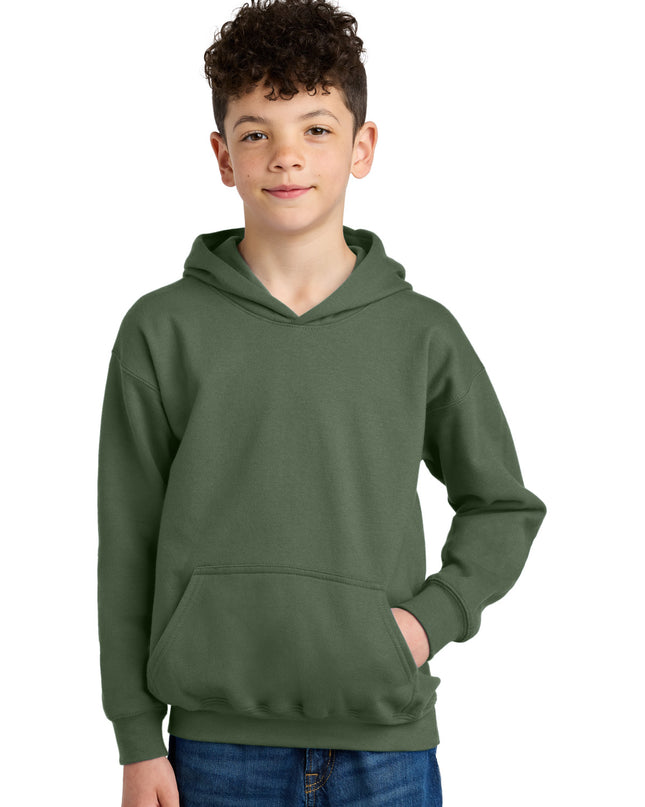 Gildan Youth Softstyle Midweight Fleece Hoodie SF500B - Military Green