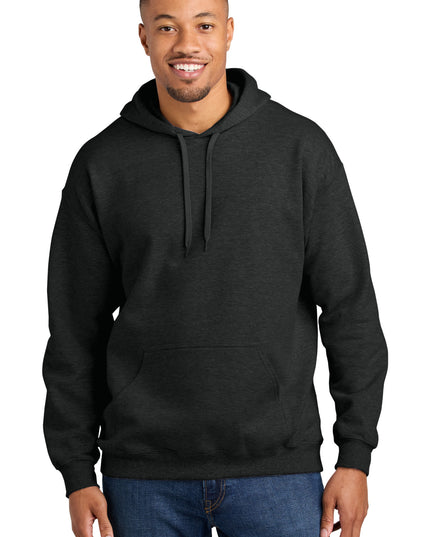 Gildan Softstyle Midweight Pullover Hooded Sweatshirt SF500 - Heather Black