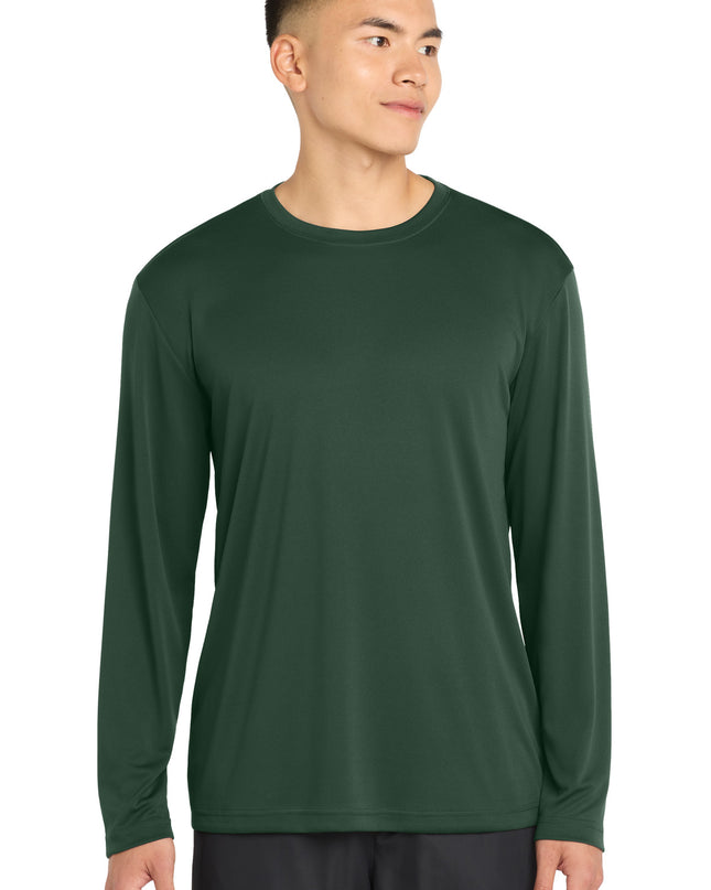 Sport-Tek Long Sleeve PosiCharge Competitor Tee. ST350LS - Forest Green