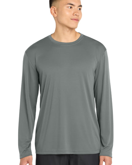 Sport-Tek Long Sleeve PosiCharge Competitor Tee. ST350LS - Grey Concrete