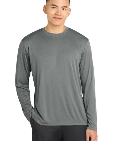 Sport-Tek Long Sleeve PosiCharge Competitor Tee. ST350LS - Iron Grey Heather