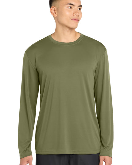 Sport-Tek Long Sleeve PosiCharge Competitor Tee. ST350LS - Olive Drab Green