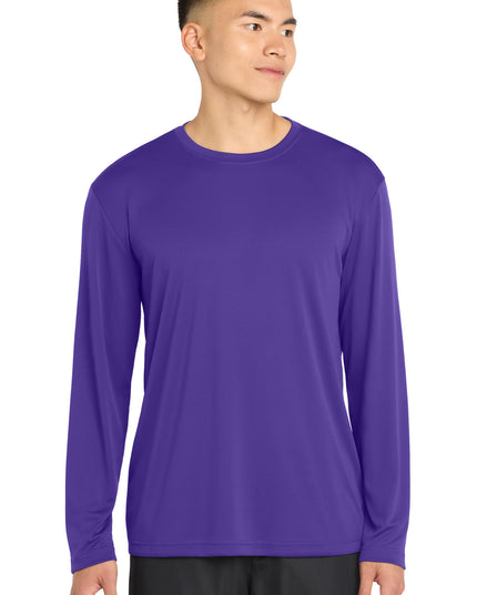Sport-Tek Long Sleeve PosiCharge Competitor Tee. ST350LS - Purple
