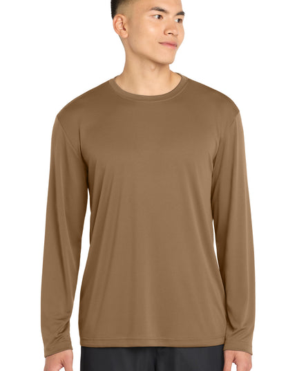 Sport-Tek Long Sleeve PosiCharge Competitor Tee. ST350LS - Woodland Brown