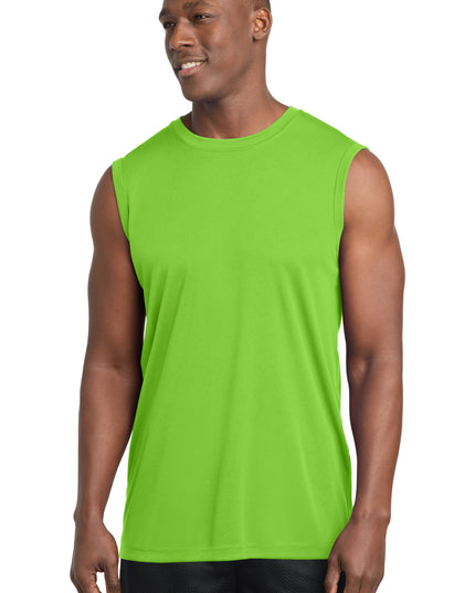 Sport-Tek Sleeveless PosiCharge Competitor Tee. ST352 - Lime Shock