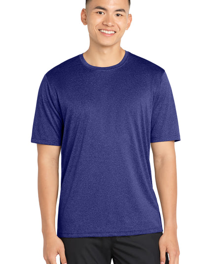Sport-Tek Heather Contender Tee. ST360 - Cobalt Heather