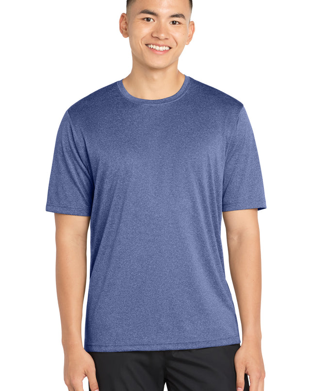 Sport-Tek Heather Contender Tee. ST360 - True Royal Heather