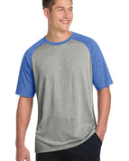 True Royal Heather/ Light Grey Heather / XS
