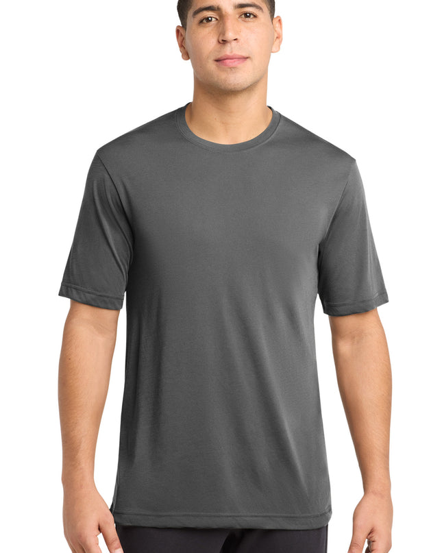 Sport-Tek PosiCharge Competitor Cotton Touch Tee. ST450 - Dark Smoke Grey