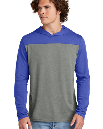 Sport-Tek Halftime Long Sleeve Hoodie ST6044 - True Royal/ Vintage Heather