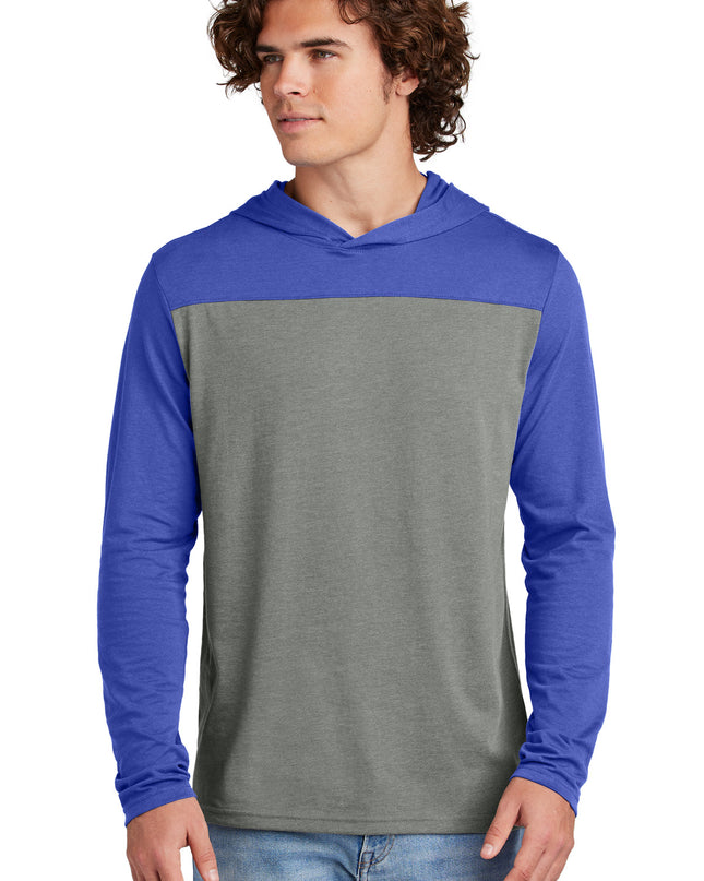 Sport-Tek Halftime Long Sleeve Hoodie ST6044 - True Royal/ Vintage Heather