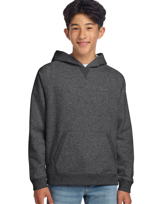 Sport-Tek Youth Drive Fleece Pullover Hoodie YSTF200 - Graphite Heather