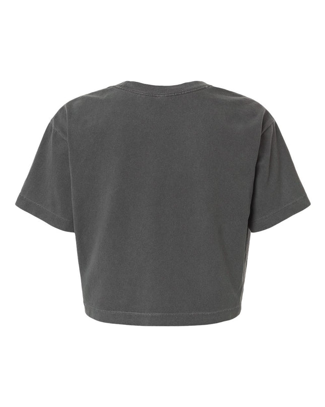 American Apparel Cropped Tee - Faded Black Back