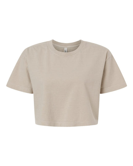 American Apparel Cropped Tee - Faded Bone Front