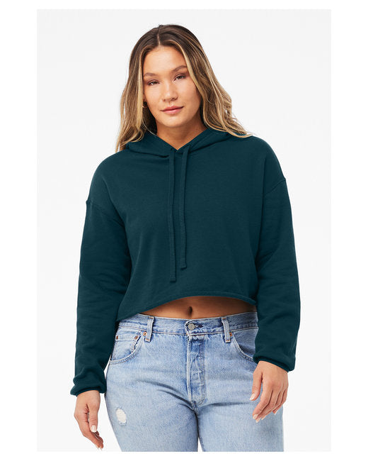 Ladies' Cropped Fleece Hoodie