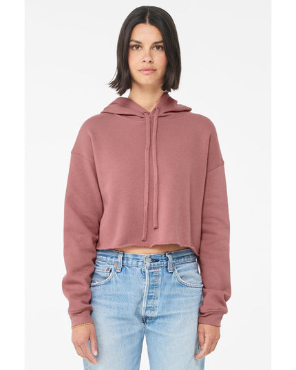 Ladies' Cropped Fleece Hoodie