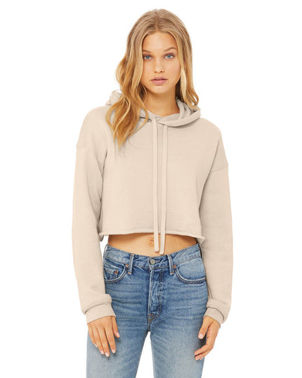 Ladies' Cropped Fleece Hoodie