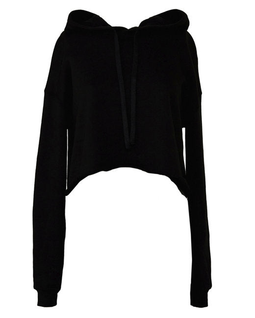 Ladies' Cropped Fleece Hoodie