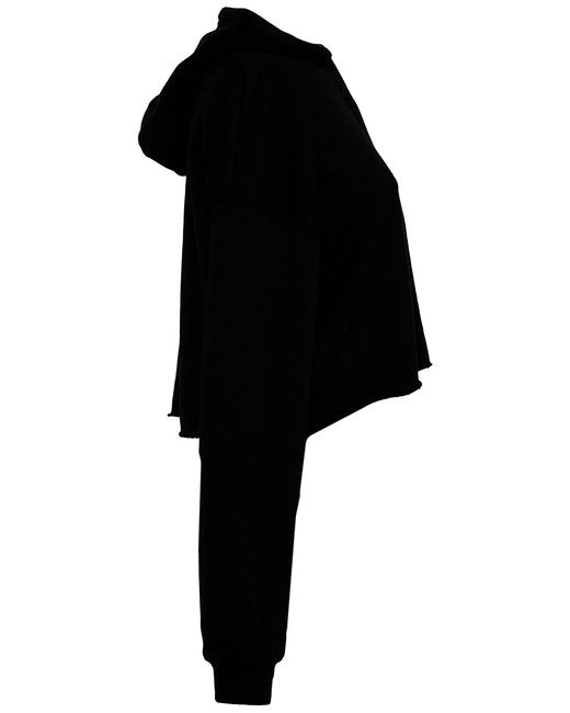 Ladies' Cropped Fleece Hoodie