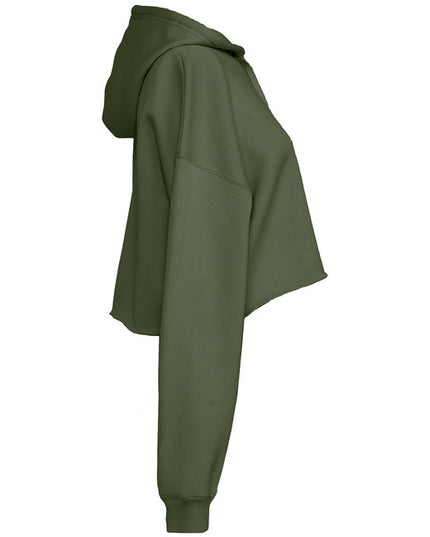 Ladies' Cropped Fleece Hoodie
