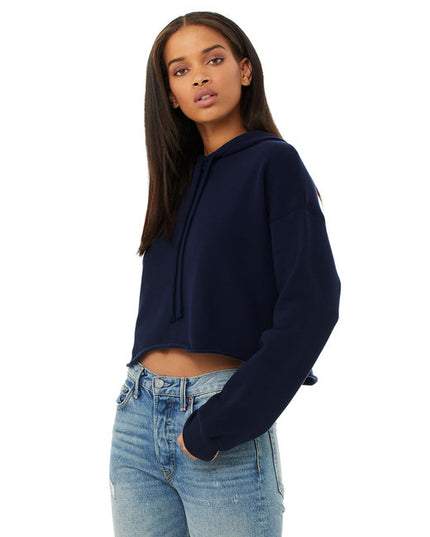 Ladies' Cropped Fleece Hoodie