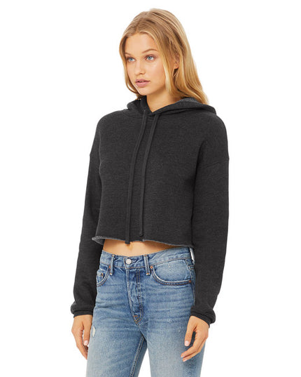Ladies' Cropped Fleece Hoodie