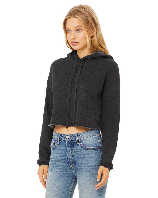Ladies' Cropped Fleece Hoodie