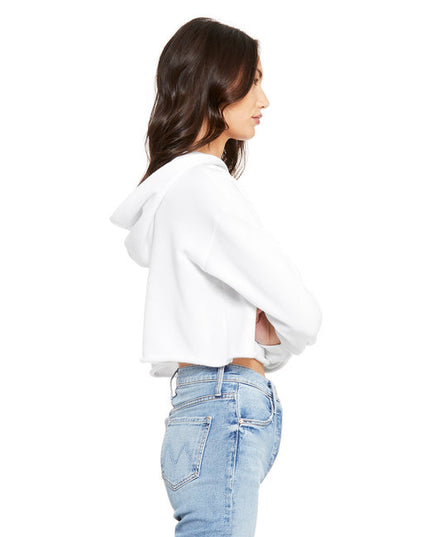 Ladies' Cropped Fleece Hoodie
