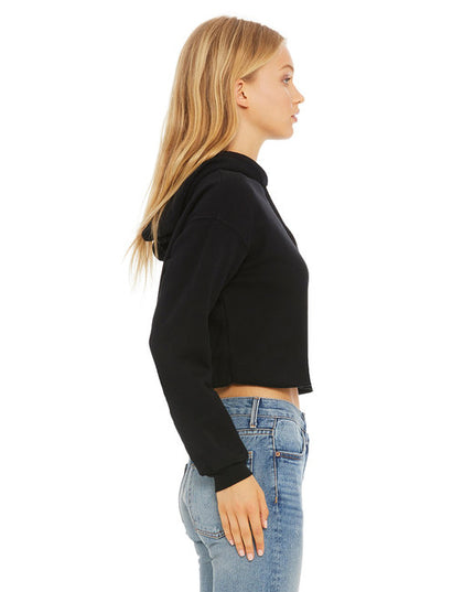 Ladies' Cropped Fleece Hoodie