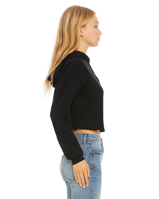 Ladies' Cropped Fleece Hoodie